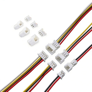 Konektor Terminal Kosong Tanpa Solder XH2.54mm Male Female, Kabel Ekstensi Docking Kawat Tembaga PVC, 2P 10cm 600V, ODM - Product Image 1