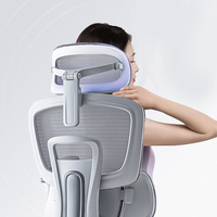 Fauteuil de bureau moderne et ergonomique en maille, inclinable et pivotant, avec massage lombaire vibrant, réglable électriquement, pour cadres, avec repose-pieds