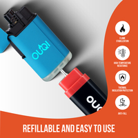 Briquet torche à flamme simple ou double pour cigares, design personnalisé, vente chaude