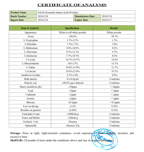 건강 스포츠 보충제 EAAS 식품 등급 99% 필수 아미노산 분말 - Product Image 3