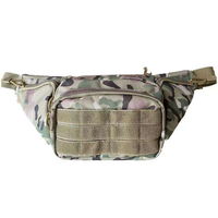 Sac de taille tactique multifonctionnel imperméable en polyester avec fermeture éclair pour le transport dissimulé