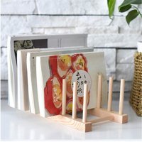Support de vaisselle en bois de bambou, support de couvercle de casserole, organisateur d'armoire de cuisine pour bol, tasse, planche à découper et plus encore