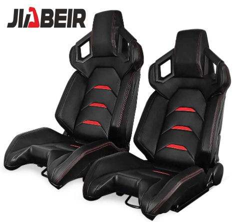 JBR 1085 Universal PVC Leather Sport Bucket Seat SIM Car Accessories Adjustable Racing Seats for Vehicle Simulator
