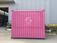 Barre mobile de Chambre de conteneur pour la crème glacée et la restauration rapide