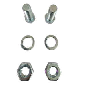 JXBSD Juego de tornillos hexagonales, tuercas y arandelas de 10 mm para cinturones de seguridad de 2 puntos - Product Image 1