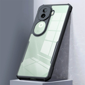 शॉक प्रूफ 4 कॉर्नर एंटी फॉल ब्लैक टपू बम्पर स्पष्ट ऐक्रेलिक हार्ड पारदर्शी फोन केस विवो y18t <span class=keywords><strong>y300</strong></span> प्लस y19s v40e Z9s - Product Image 6