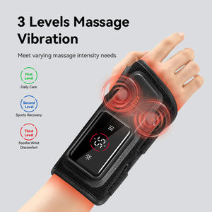 Massageador de Pulso Sem Fio com Grafeno e Infravermelho Longo, 9 Modos e 3 Níveis, Compressa Quente Recarregável para Suporte de Mãos e Pulsos - Product Image 3