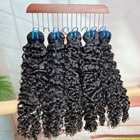 Lot de Cheveux Humains Bouclés Bruts Non Traités Vietnamiens Birmans, Cheveux Vierges à Cuticules Alignées, Fournisseur d'Extensions de Cheveux Indiens et Cambodgiens