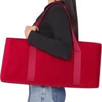 Ensemble de sacs en polyester imprimé Mahjong, style floral rétro et simplicité urbaine, 3 en 1 (sac fourre-tout, sac tube, tapis de rangement pour tuiles), thème jardin pastel, cadeau, vente en gros