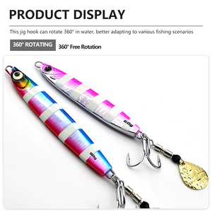 ตะขอเบ็ด 4 ตัว แบบ <span class=keywords><strong>BKK</strong></span> รุ่นสั่งทำพิเศษ พร้อมใบพัดหมุน 360 องศา °   เหยื่อตกปลาแบบหมุนสะท้อนแสงสีทองเงิน สำหรับปลาบาส ปลาเทราต์ ปลาไพค์ ตกปลาทะเล - Product Image 3