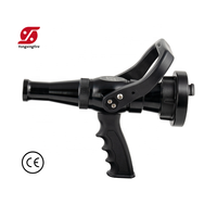 Pistolet à mousse d'air comprimé en alliage d'aluminium à poignée réglable, raccord de lance à eau haute pression, équipement de lutte contre l'incendie
