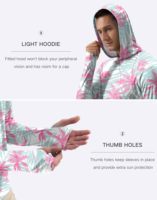 Chemises à capuche de protection solaire pour hommes personnalisées, évacuation de l'humidité, séchage rapide, UPF 50+, chemise de pêche et de randonnée OEM/ODM