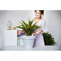 Pot de fleurs grand format Greenship résistant aux UV et recyclable, pots et jardinières d'intérieur