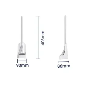 Brosse de toilette en silicone avec support de séchage pour rangement et organisation de salle de bain, outil de nettoyage de salle de bain, accessoires WC - Product Image 6