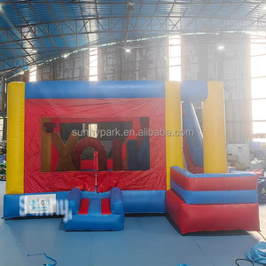 Castillo Inflable Comercial Ninja Warrior con Tobogán y Piscina de Pelotas, <span class=keywords><strong>Casa</strong></span> de Brinco para Niños, Interior y Exterior - Product Image 4