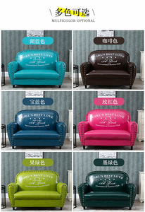 Petit canapé frais et magasin de vêtements petite unité de location salle économie rétro café bar dessin animé simple double <span class=keywords><strong>trois</strong></span> - Product Image 5