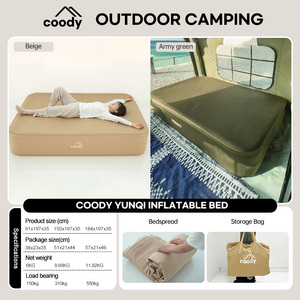 Letto ad Aria King Size di Nuovo Design con Pompa Elettrica Materasso da Campeggio Letto Gonfiabile Matrimoniale Coody - Product Image 6