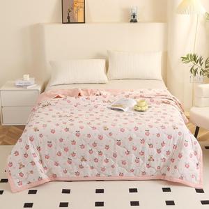 Piumino Estivo in Cotone Lavato Personalizzato OEM ODM, Trapuntato con Stampa Cartoon, Traspirante, Morbido e Sottile per Aria Condizionata - Product Image 4