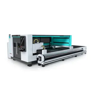 New design modern Metal tube fiber laser cutting machine Enclosed plate tube integrated laser cutting machine