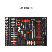 Boîte à outils professionnelle en acier avec 4 tiroirs, 202 pièces, OEM/OBM disponible pour ateliers et garages, norme CE