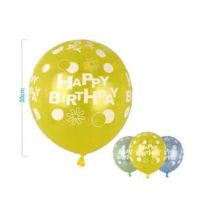 Ensemble de ballons en latex personnalisables imprimés numériquement en 6 couleurs pour la décoration de fête d'anniversaire, utilisation adulte - Product Image 4