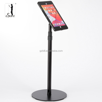 Stand de sol métallique télescopique, réglable en hauteur, pour iPad 102, 8e/9e, dispositif de sécurité pour tablette Pc, 25007R