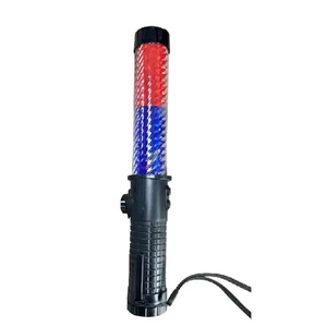 Bastón de Luz LED Rojo Recargable e Impermeable para Control de Multitudes en Carreteras - Product Image 1