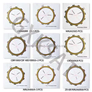 Kit de Embrague GXKSAT para ATV TRX300 1993-2009, Placas de Fricción de Fibra de Alta Resistencia, Placas de Acero, Piezas de Motor para <span class=keywords><strong>Cuatrimoto</strong></span> - Product Image 4