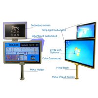 27 32 ''Casino Win Results Record Monitor Hand Input Poker Number Baccarat Display