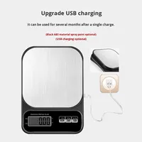 Timbangan Dapur Digital dengan Fungsi Pintar - Bertenaga Baterai, Bahan Stainless Steel, Kapasitas 3kg, Peralatan Dapur & Gadget Elektronik OEM