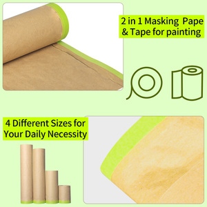 UJANG装飾用塗料保護紙スプレー用マスキング紙カーペイント保護用 - Product Image 3