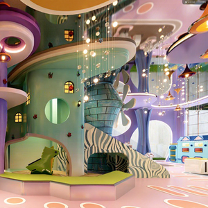 Attrezzatura per Parco Giochi Interno Scivoli Giochi Interattivi per Bambini Giochi per Bambini Attrezzatura Soft Play Parco Giochi al Chiuso - Product Image 2