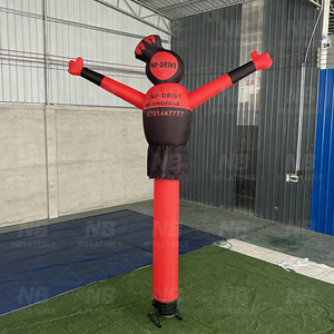 Red & Black <b>Inflatable</b> Air Dancer - Custom Branded Advertising Tube for Outdoor Promotions Events NS-MN-AD-001 <b>Inflatable</b> Air Da - Product Image 2