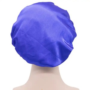 Gorros de pelo reversibles de doble capa, gorro de dormir, gorro de pelo satinado - Product Image 2