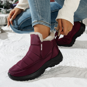 รองเท้าบูทยาวหุ้มข้อสำหรับผู้หญิง, รองเท้าบูตยาวกันน้ำกันหิมะสำหรับปีนเขากลางแจ้งฤดูหนาว - Product Image 2