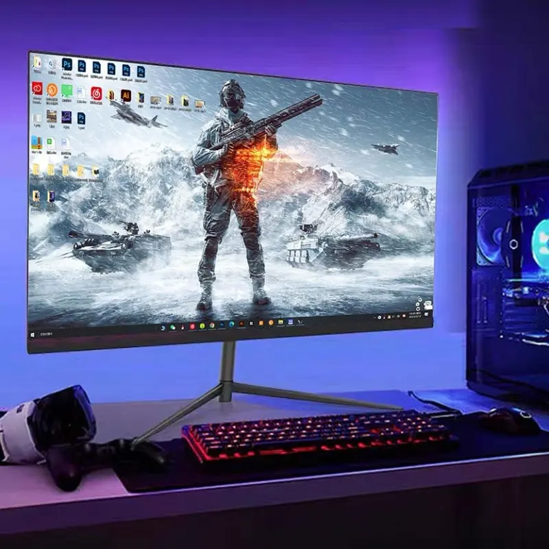 צג לבן LCD 60hz מחשב LCD 2k 144hz 2k אינץ' 144hz מחשבים Led שחור 165hz צגי 24 אינץ' 20 בר גיימינג Fhd אחריות