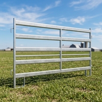 Système de clôture robuste en panneaux galvanisés pour chevaux, bovins, moutons, applications en élevage