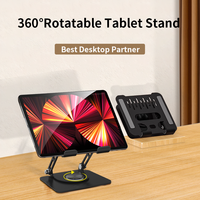 Nouveau design universel support de tablette PC support de tablette en métal rotatif à 360 degrés pour iPad Pro/Air/Mini et plus