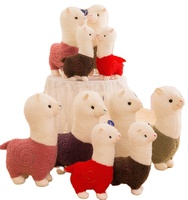 Oreiller en peluche d'alpaga, coussin doux, personnalisé, jouets animaux en peluche, bébé, mouton, chèvre, chèvre, agneau, cadeau pour enfants, vente en gros