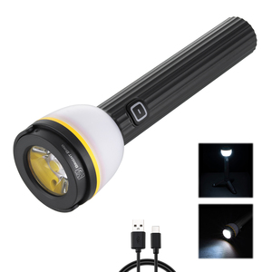 OEM Giá đèn pin ngọn đuốc sạc LED Đèn pin ngoài trời không thấm nước chiếu sáng EDC đèn pin với móc - Product Image 1