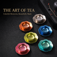 Tasse en titane avec finition cristal colorée pour thé, café, bureau et activités de plein air – Logo personnalisé, vente en gros pour marque privée et en vrac