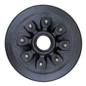 Kit de tambours de remorque 8 trous, cercle de boulons de 6,5 pouces, essieux de remorque de 7000 lb, remplacement pour remorques et semi-remorques - Product Image 3