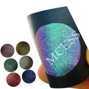 Marka Mcess ücretsiz örnekleri ultrashift pigment bukalemun ayna etkisi toz serigrafi için
