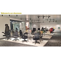 Chaise de bureau exécutive ergonomique moderne réglable avec siège à bascule, tabouret de bureau pivotant, option de position debout confortable