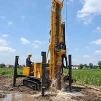 Foreuse de puits d'eau pour projets ruraux, machine de forage agricole de 800 m, équipement de forage de puits pour l'irrigation des fermes