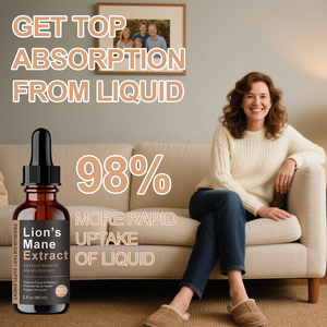 Gotas de Melena de León Natural, Extracto de Hongo en Gotas, Apoyo Inmunológico, Melena de León para la Memoria, Enfoque y Claridad, Estimulante Cerebral - Product Image 3