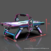 Équipement de jeu vidéo Nouveau jeu de hockey sur socle double avec jetons Machine de jeu pour enfants Jeu intérieur parent-enfant Matériel de jeu pour plus de 8 ans