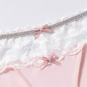 Per l'export: Perizoma da donna taglie forti, stile sottile, pizzo floreale, traspirante, vita bassa, sensuale e seducente - Product Image 4