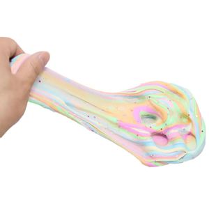 Multi Color 4 Colors Dream Butter Air Fluffy Could <b>Plasticine</b> Fruit Scented Macaroon Dessert Unicorn Slime Kit - Product Image 5