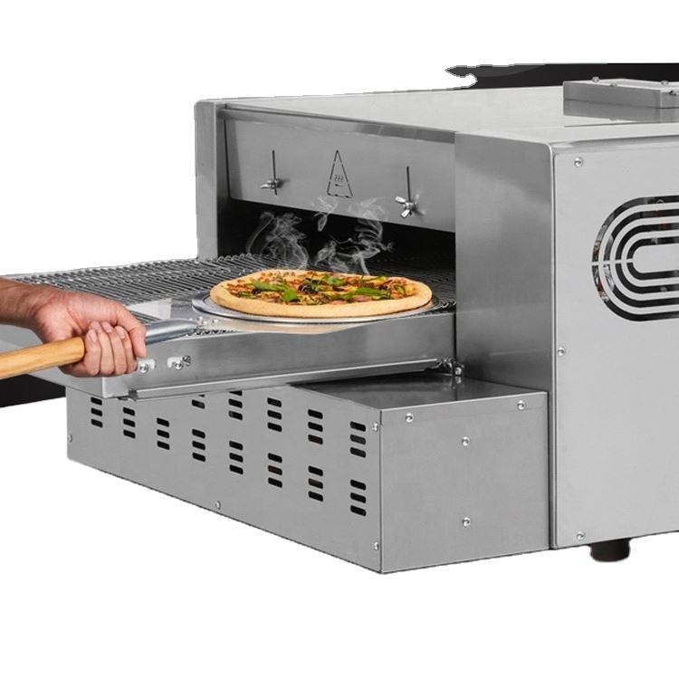 Commerciale 12 "18" 32 "gpl Gas/forno elettrico per Pizza controsoffitto nastro trasportatore forno per Pizza